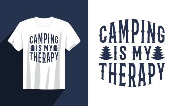 Download Camping T Shirt Camping is My Therapy - Premium Resources