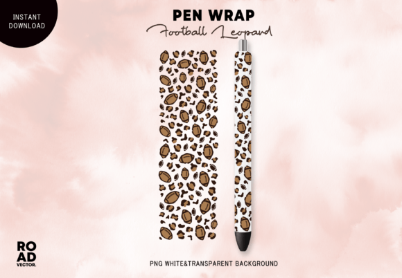 Download American Football Leopard Pen Wrap - Leopard pen Collection