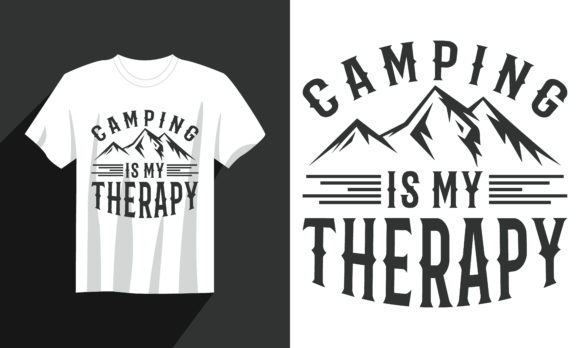 Download Camping T Shirt Camping is My Therapy - Premium Resources